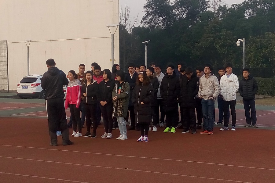 1519班同学准备训练